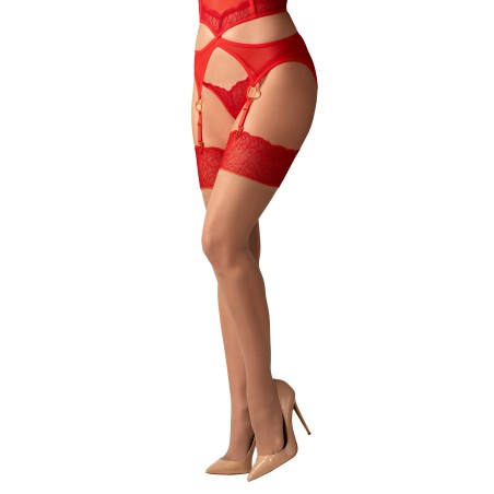 Pończochy Z Koronką Cupide Desir L/Xl Obsessive