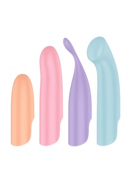 Wibrator Z Wymiennymi Nakładkami Playful Four Satisfyer