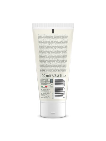 Luxuria Bio Cannabis Lubricant 100 Ml IntimateLine