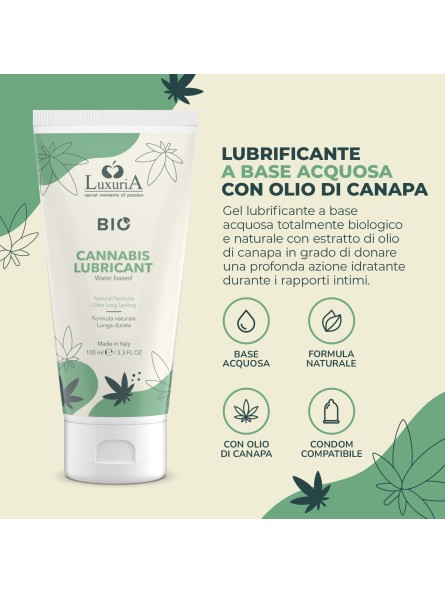 Luxuria Bio Cannabis Lubricant 100 Ml IntimateLine