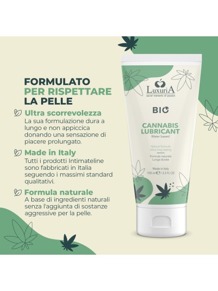 Luxuria Bio Cannabis Lubricant 100 Ml IntimateLine