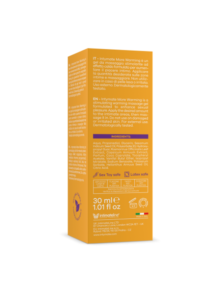 Żel Stymulujący Intymate More Warming 30 Ml IntimateLine