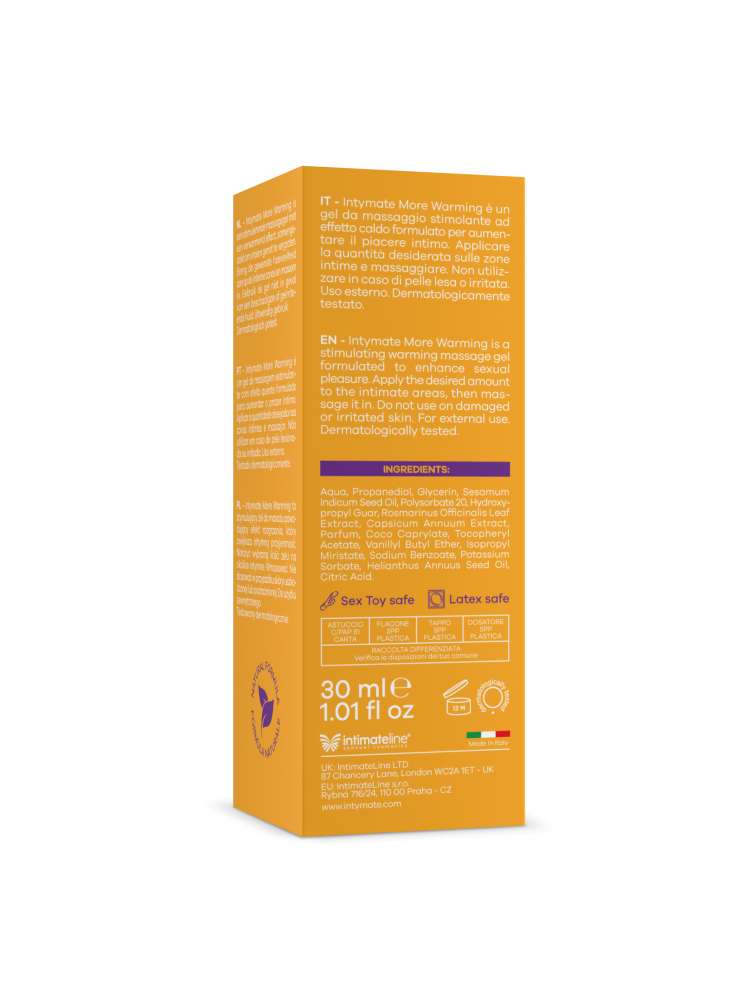 Żel Stymulujący Intymate More Warming 30 Ml IntimateLine