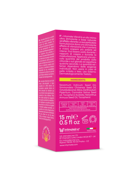 Płynny Wibrator Intymate Vibroil 15 Ml IntimateLine