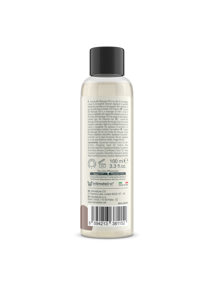 Olejek Do Masażu Luxuria Bio Oil Dark Forest 100 Ml IntimateLine