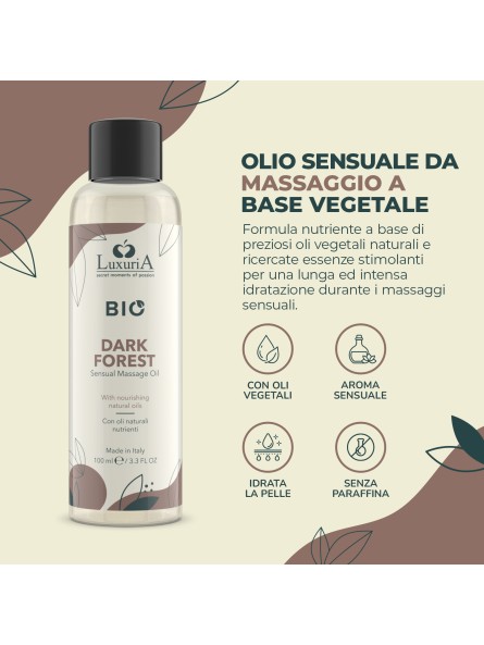 Olejek Do Masażu Luxuria Bio Oil Dark Forest 100 Ml IntimateLine