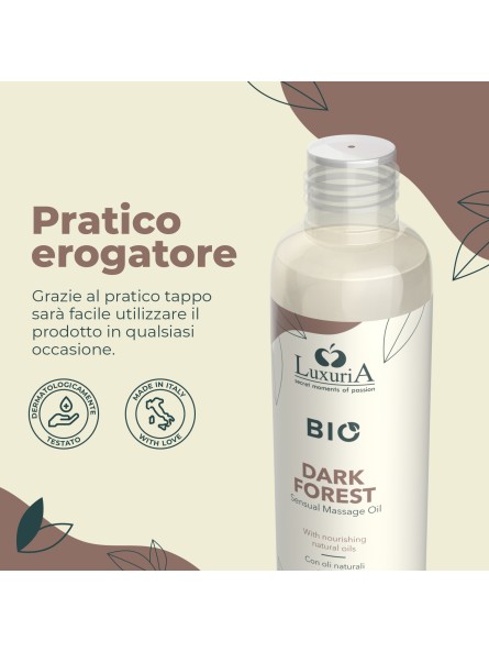 Olejek Do Masażu Luxuria Bio Oil Dark Forest 100 Ml IntimateLine