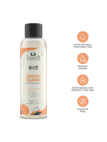 Olejek Do Masażu Luxuria Bio Oil Exotic Island 100 Ml IntimateLine
