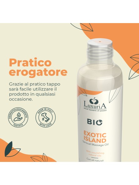 Olejek Do Masażu Luxuria Bio Oil Exotic Island 100 Ml IntimateLine