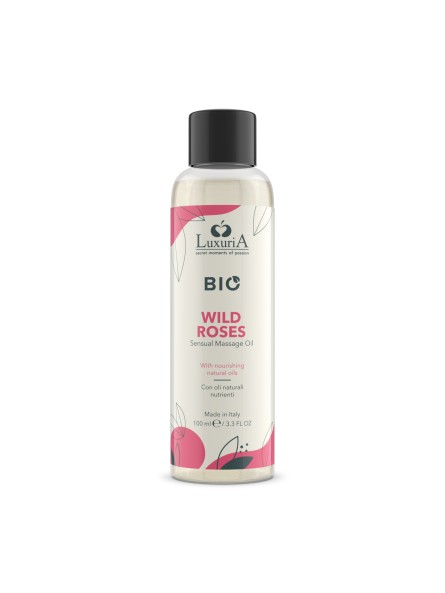 Olejek Do Masażu Luxuria Bio Oil Wild Roses 100 Ml IntimateLine