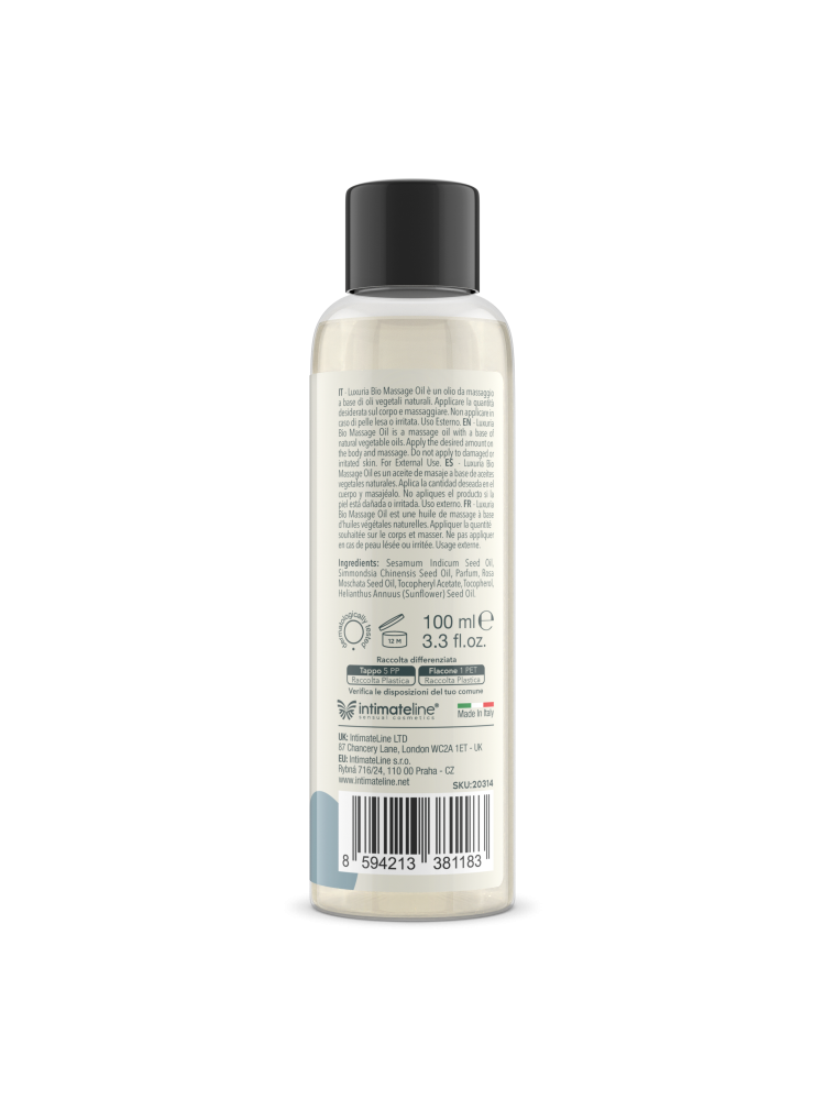 Olejek Do Masażu Luxuria Bio Oil Snow Flower 100 Ml IntimateLine