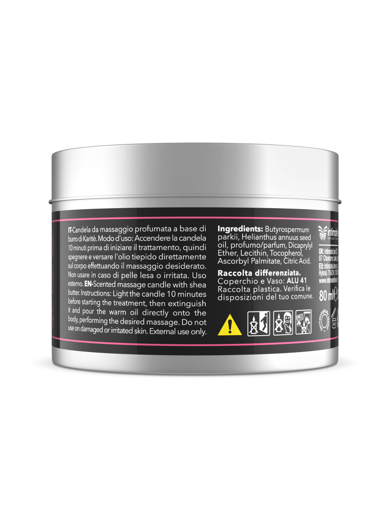 Luxuria Ardes Massage Candle Strawberry Grapes 80Ml IntimateLine