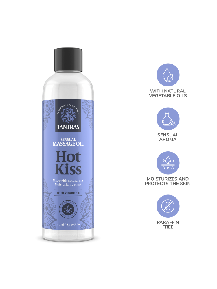 Olejek Do Masażu Tantras Love Oil Hot Kiss 150Ml IntimateLine