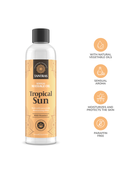 Olejek Do Masażu Tantras Love Oil Tropical Sun 150Ml IntimateLine