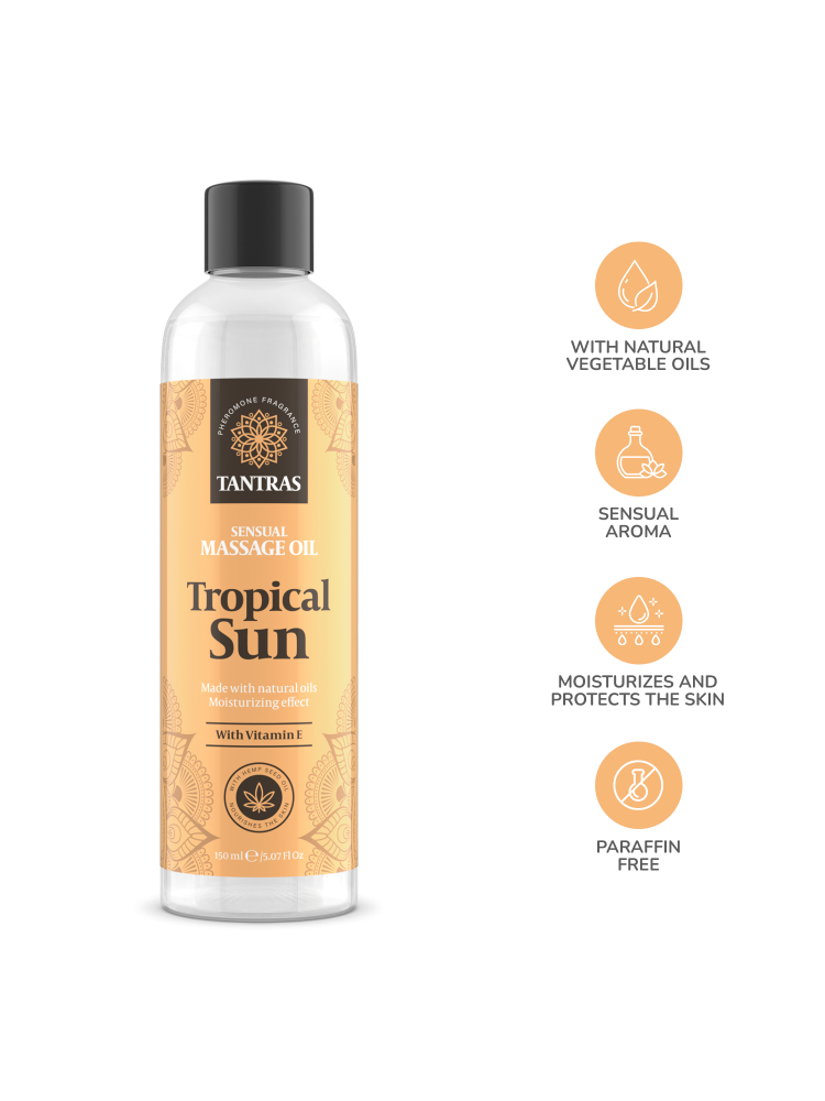 Olejek Do Masażu Tantras Love Oil Tropical Sun 150Ml IntimateLine