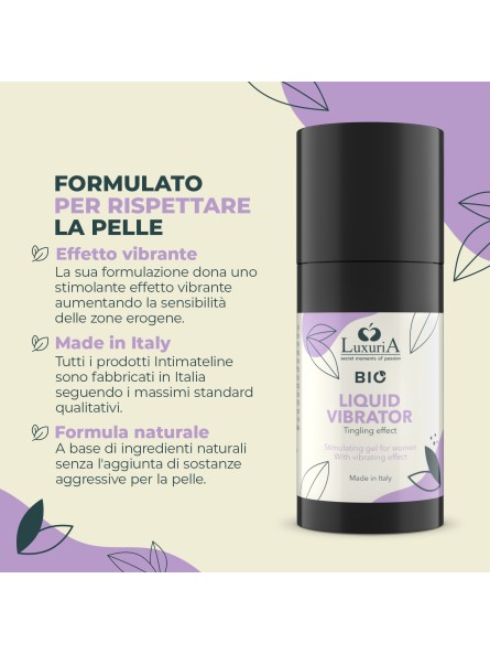 Żel Stymulujący Luxuria Bio Liquid Vibrator 15 Ml IntimateLine