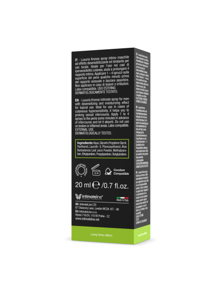 Spray Opóźniający Wytrysk Kronos Delay Spray 20Ml IntimateLine