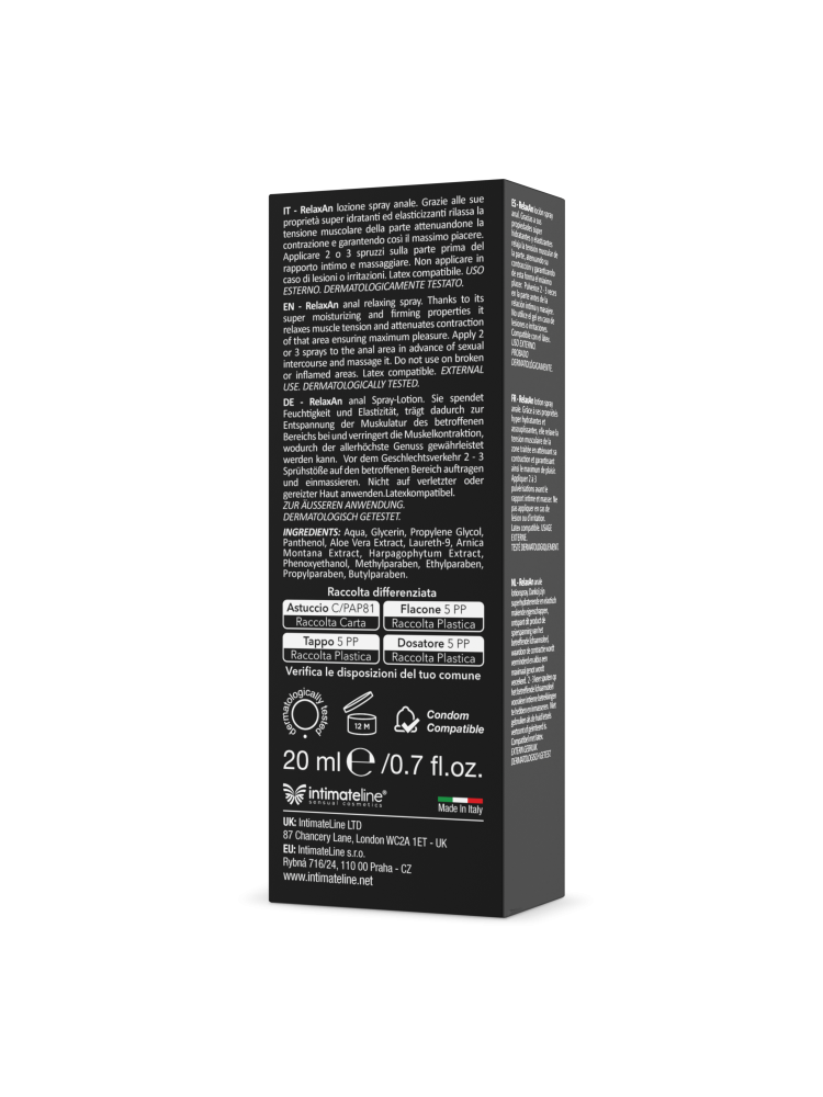 Rozluźniający Spray Analny Relaxan 20Ml IntimateLine