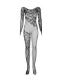 Bodystocking F210 Czarne S/M/L Obsessive