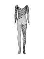 Bodystocking F210 Czarne S/M/L Obsessive
