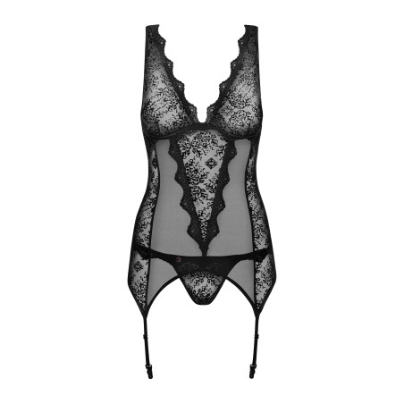 Gorset Ze Stringami Emperita 2Xl/3Xl Obsessive