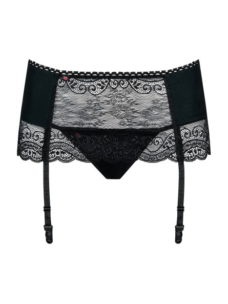 Pas Do Pończoch Ze Stringami Miamor L/Xl Obsessive