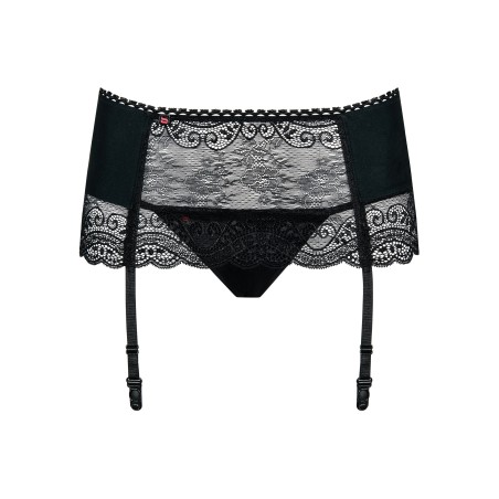 Pas Do Pończoch Ze Stringami Miamor L/Xl Obsessive
