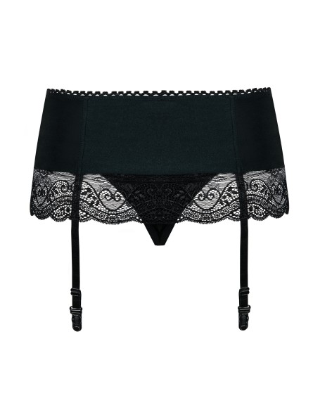 Pas Do Pończoch Ze Stringami Miamor L/Xl Obsessive