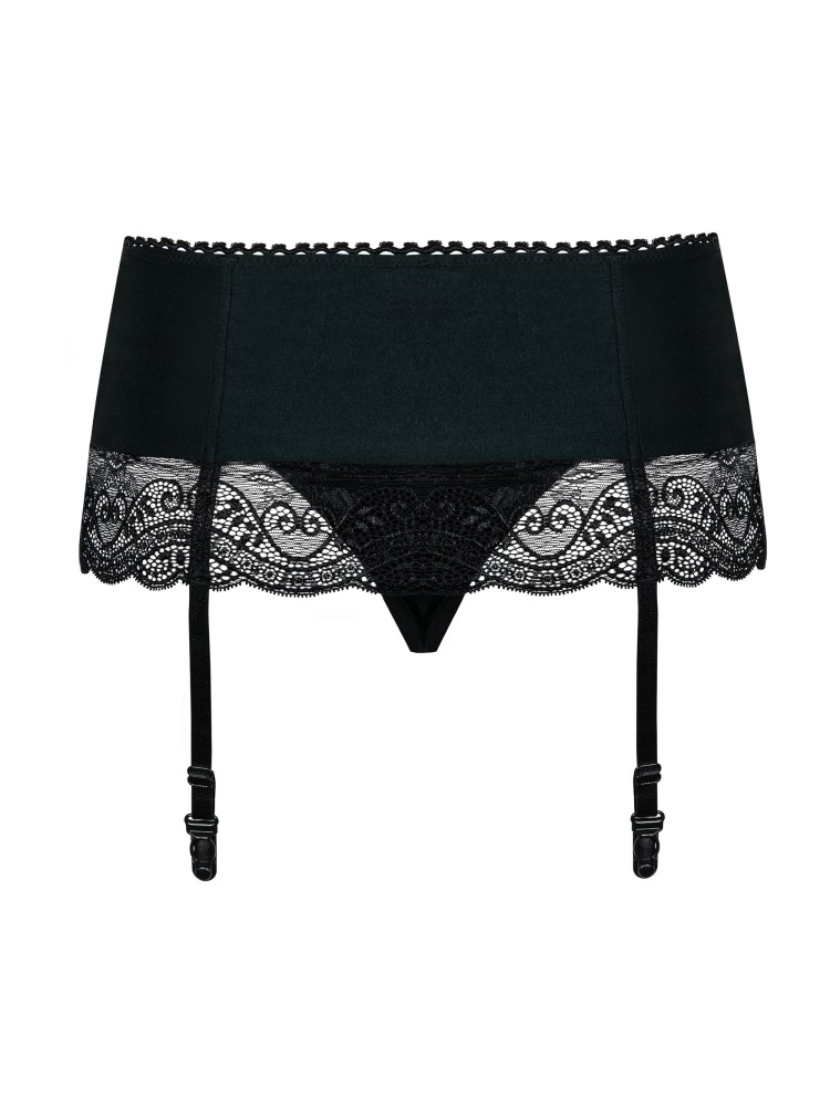 Pas Do Pończoch Ze Stringami Miamor L/Xl Obsessive