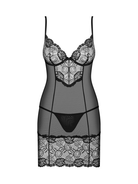 Koszulka Ze Stringami Alluria S/M Obsessive