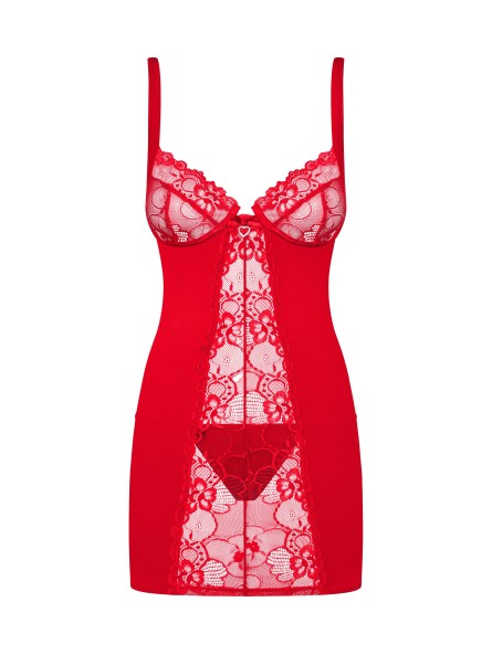 Koszulka Ze Stringami Heartina L/Xl Obsessive