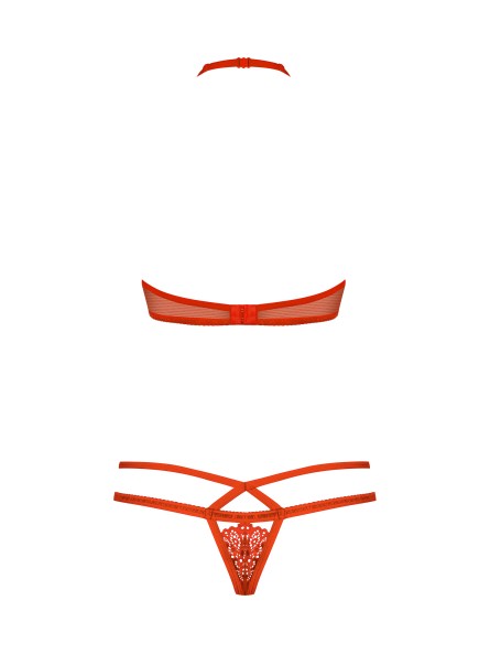 838-Set-3 Komplet 2-Częściowy Czerwony L/Xl Obsessive
