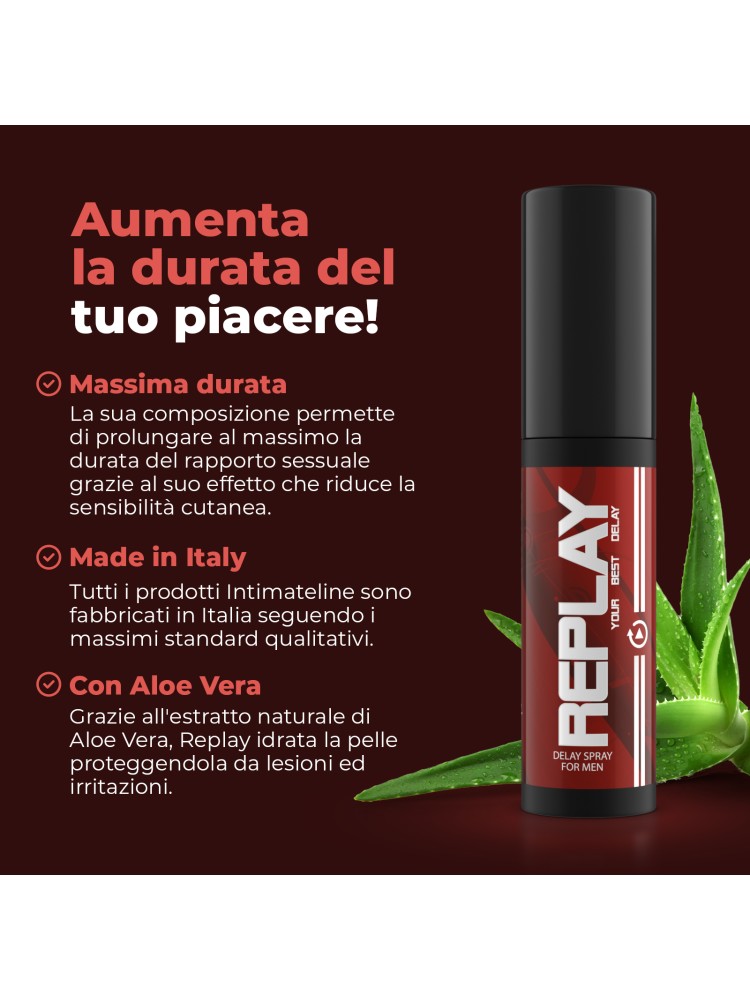Spray Opóźniający Wytrysk Replay 20Ml IntimateLine