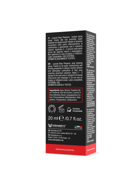 Rozluźniający Spray Analny Rear Pleasure 20Ml IntimateLine