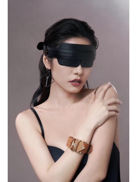 Maska Na Oczy Blindfold Kit Black LOCKINK