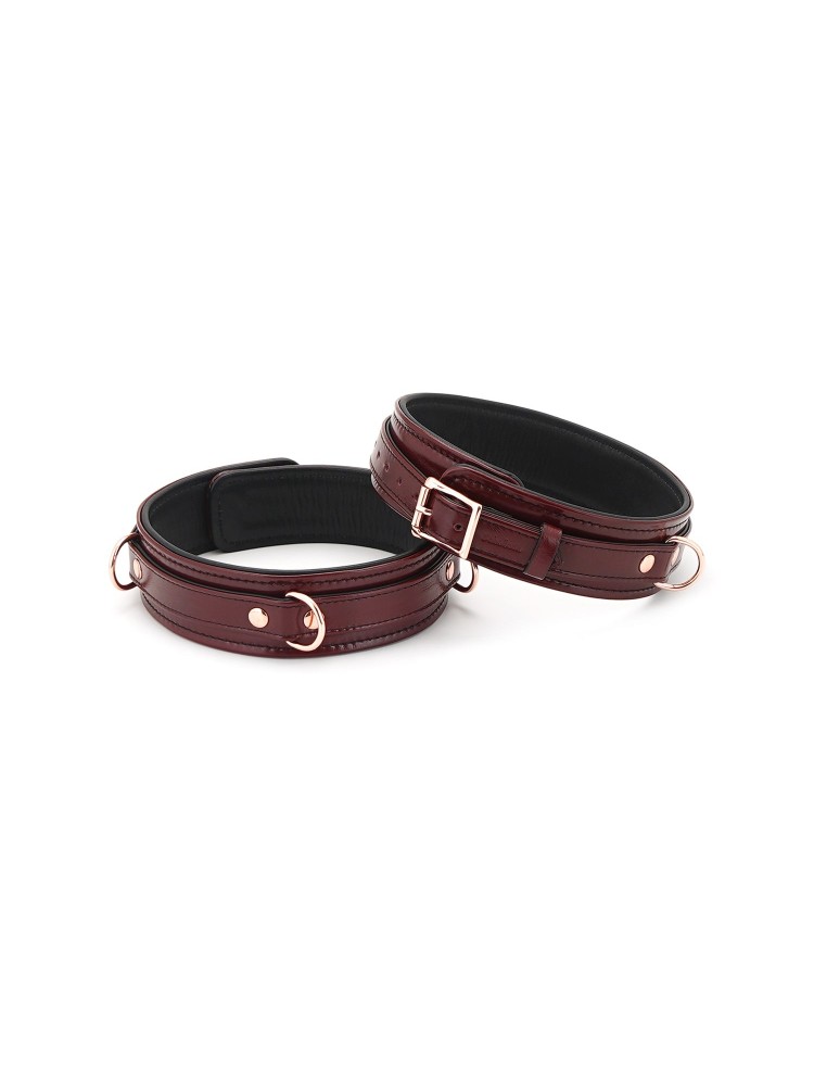 Kajdanki Wine Red Thigh Cuffs L Size Liebe Seele