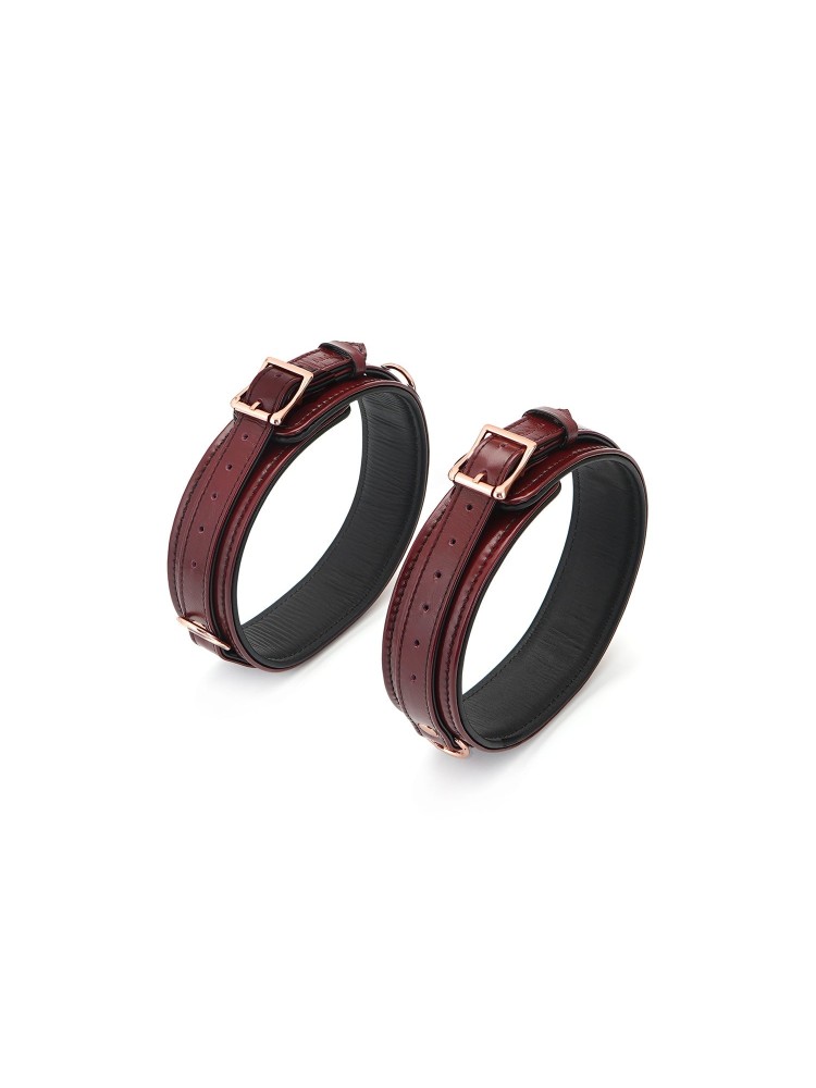 Kajdanki Wine Red Thigh Cuffs L Size Liebe Seele