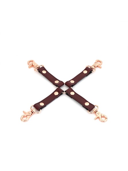 Uprząż Bondage Wine Red Hogtie Liebe Seele