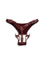 Wine Red Delux Strap On Forced Orgasm Harness Belt Liebe Seele