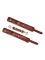 Kajdanki Wine Red Narrow Wrist Cuffs Liebe Seele