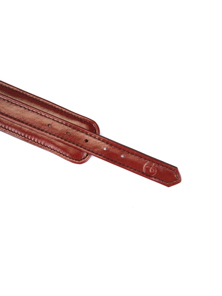 Kajdanki Wine Red Narrow Wrist Cuffs Liebe Seele