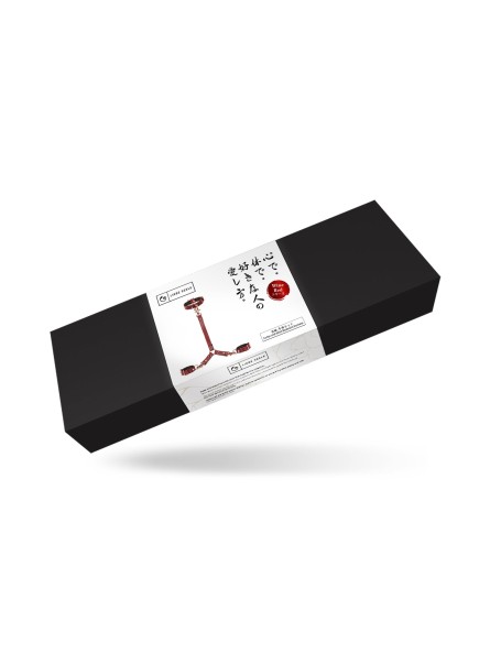 Uprząż Wine Red Collar And Wrist Restraint Harness Liebe Seele