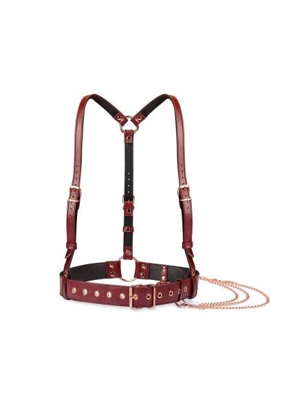 Uprząż Wine Red Body Harness Liebe Seele