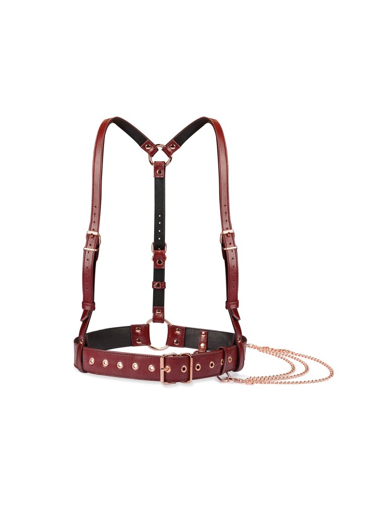 Uprząż Wine Red Body Harness Liebe Seele