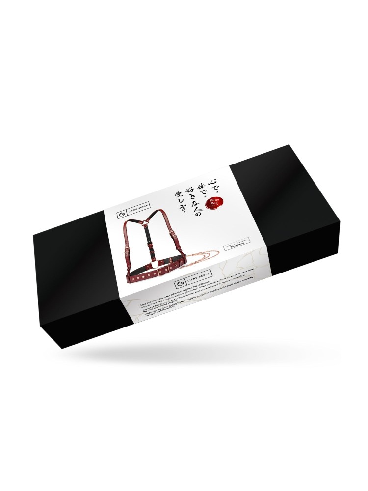 Uprząż Wine Red Body Harness Liebe Seele