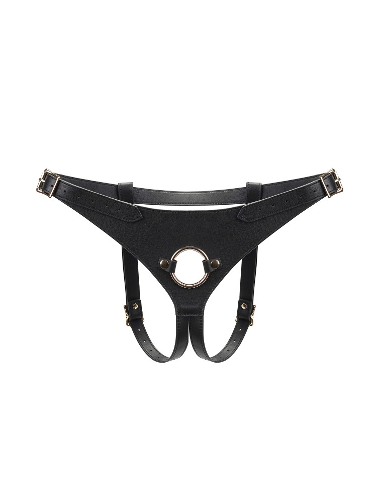 Uprząż Dark Secret Deluxe Leather Strap On Harness Liebe Seele