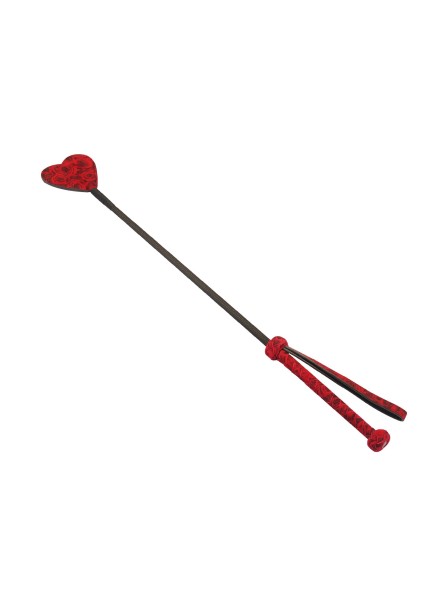 Szpicruta Kinbaku Ukiyoe Red Rosy Leather Crop Liebe Seele