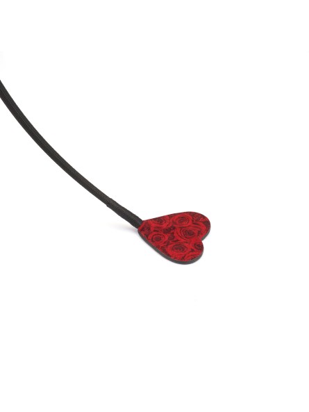 Szpicruta Kinbaku Ukiyoe Red Rosy Leather Crop Liebe Seele