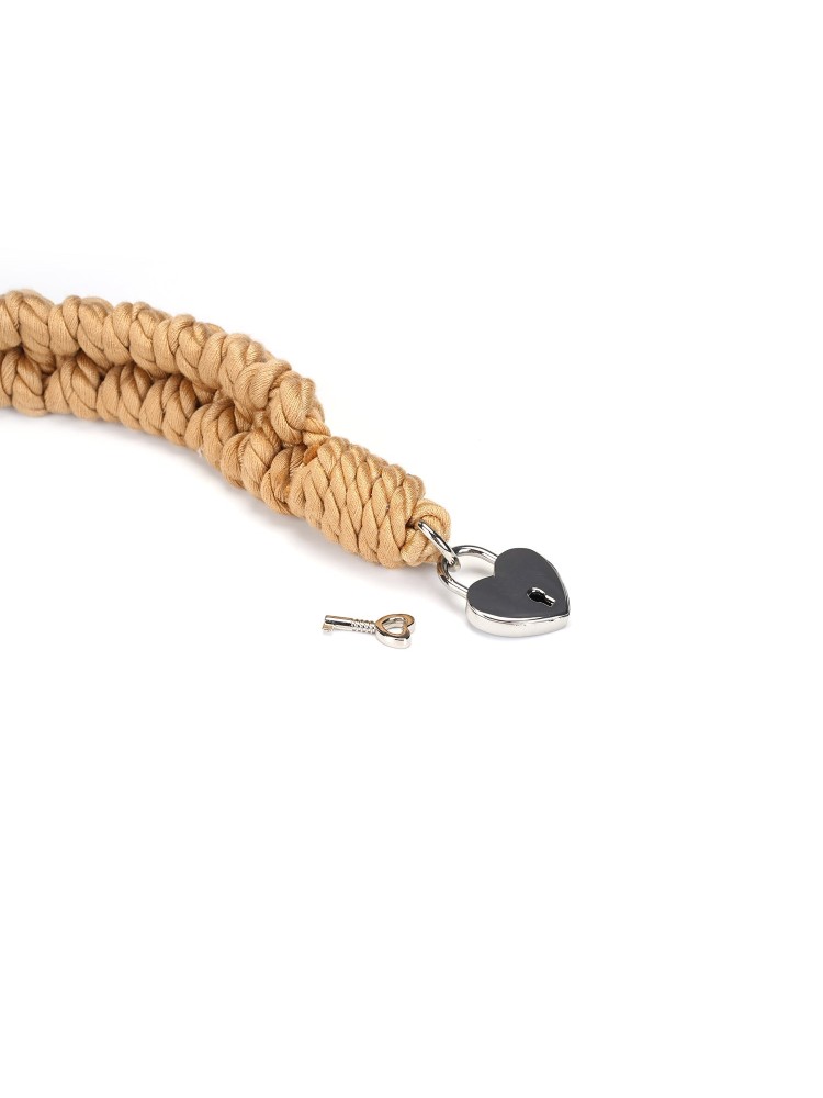 Obroża Shibari Bound You Ii Rope Collar (Lockable) Liebe Seele