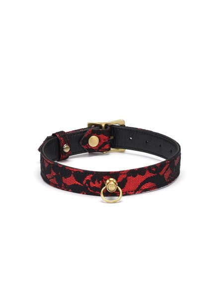 Obróżka Victorian Garden Lace And Pu Choker Liebe Seele